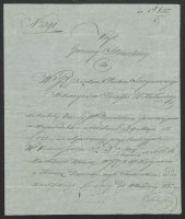 Pismo Wójta Gminy Struża z dnia 14/26 czerwca 1835 r. zobowiązujące ks. Piotra Ściegiennego do wykazania się kwalifikacjami do nauczania w szkole