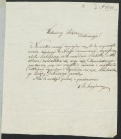 List ks. Ściegiennego do Hrabiego,  b.d.
